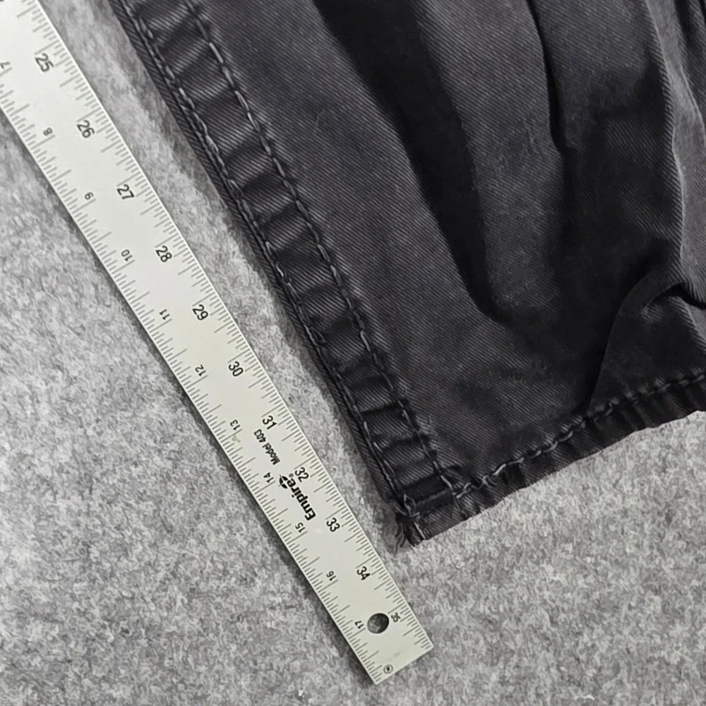True Religion Ricky Super T Jeans Black Flap Pocket MQ6859L27 USA Mens 40x34 Y2K